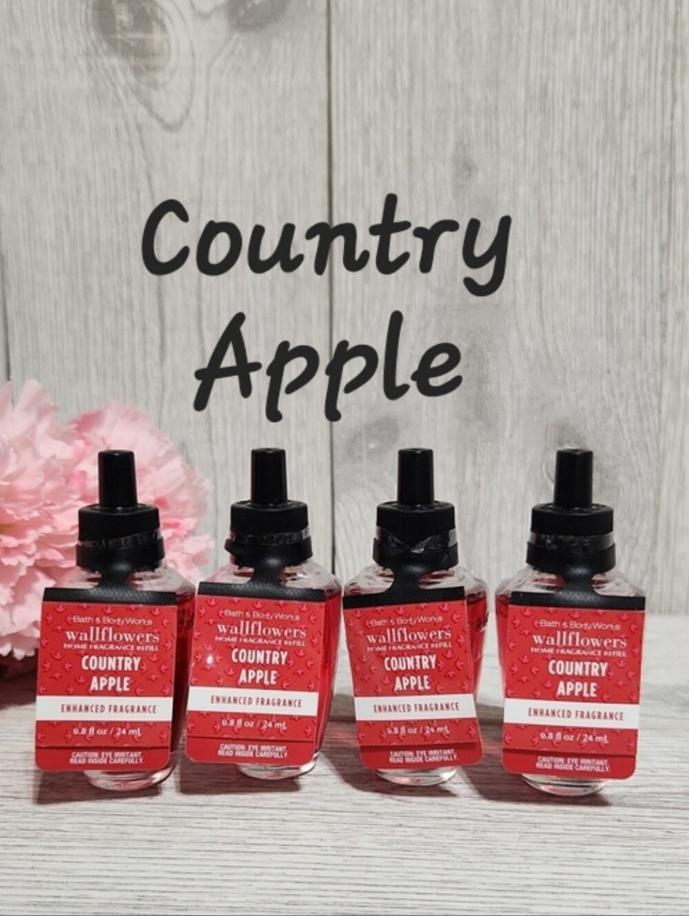 Bath & Body Works Country Apple Wallflower Refills X4